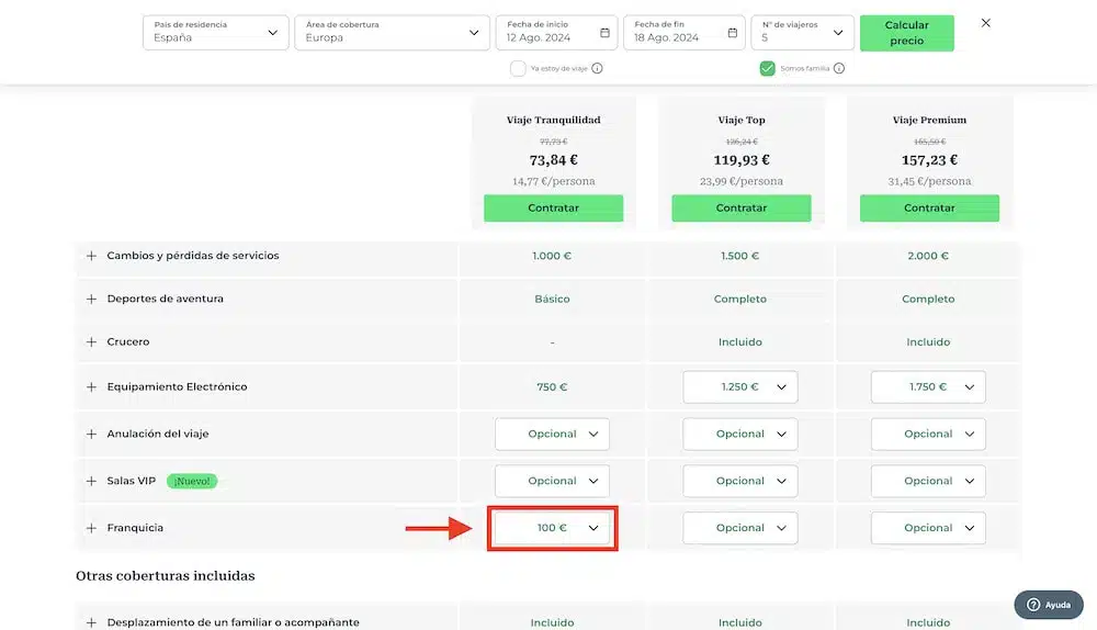 Descuento Heymondo para grupos