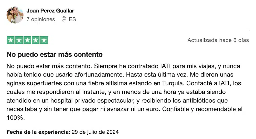 Heymondo o Iati: opinión positiva sobre Iati
