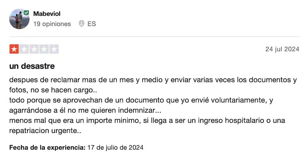 Heymondo o Intermundial: opinión negativa sobre Intermundial