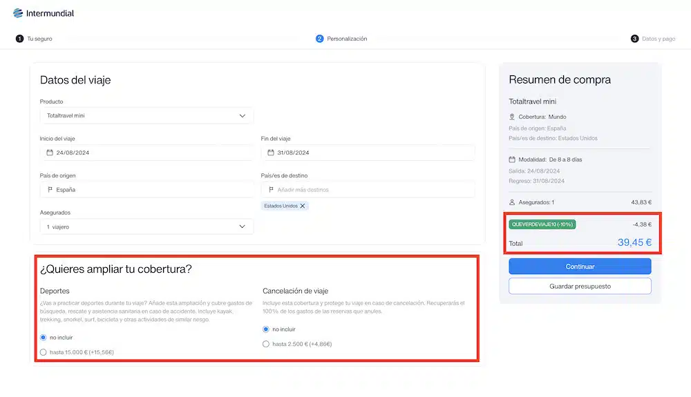 intermundial descuento