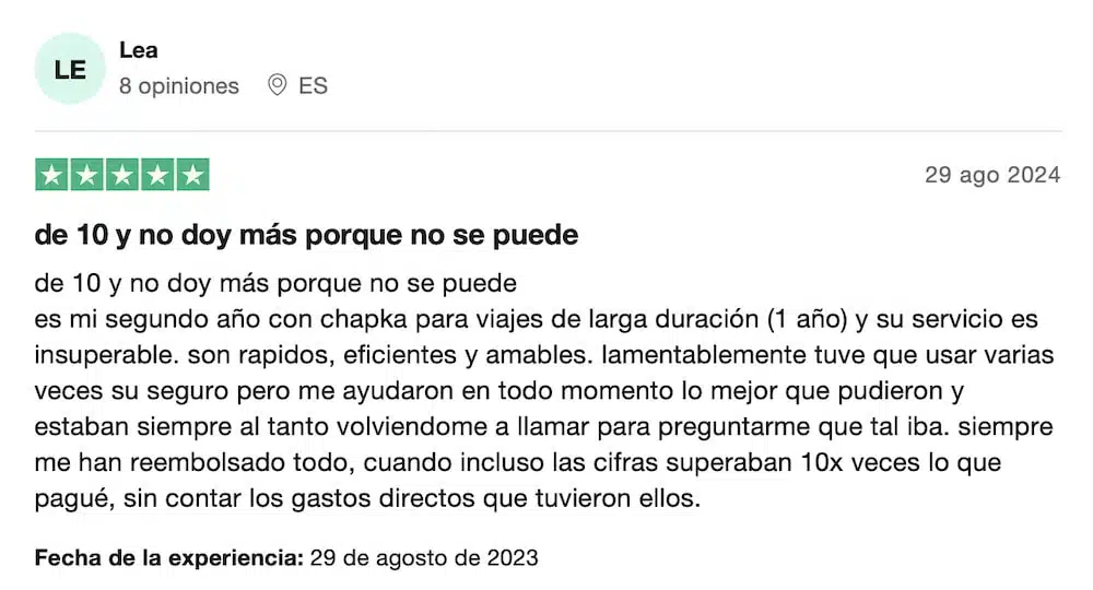 opiniones chapka seguros