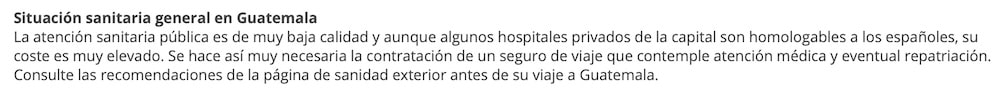 comparativa mejores seguros de viaje a guatemala