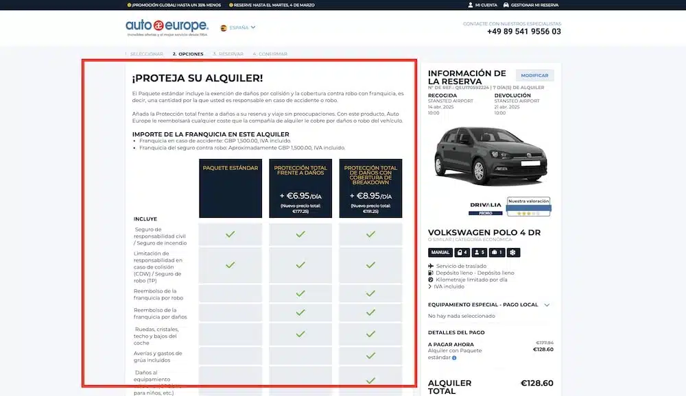 codigo descuento autoeurope