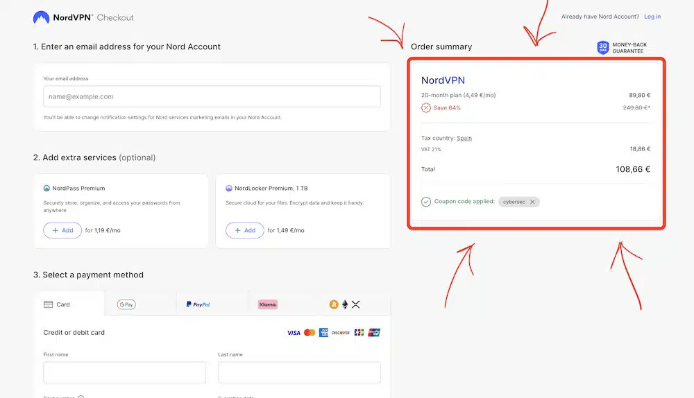 codigo descuento nordvpn actualizado