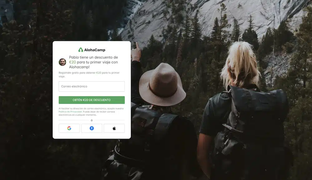 descuento alohacamp