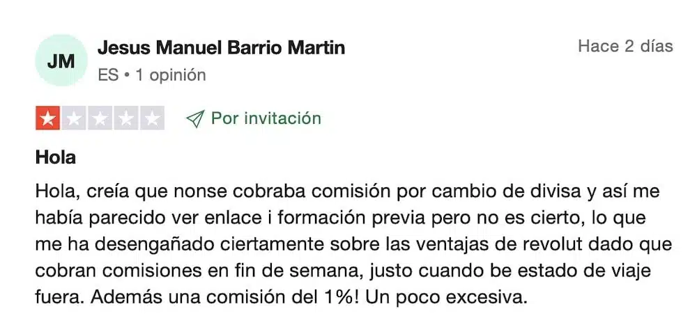 revolut opiniones negativas