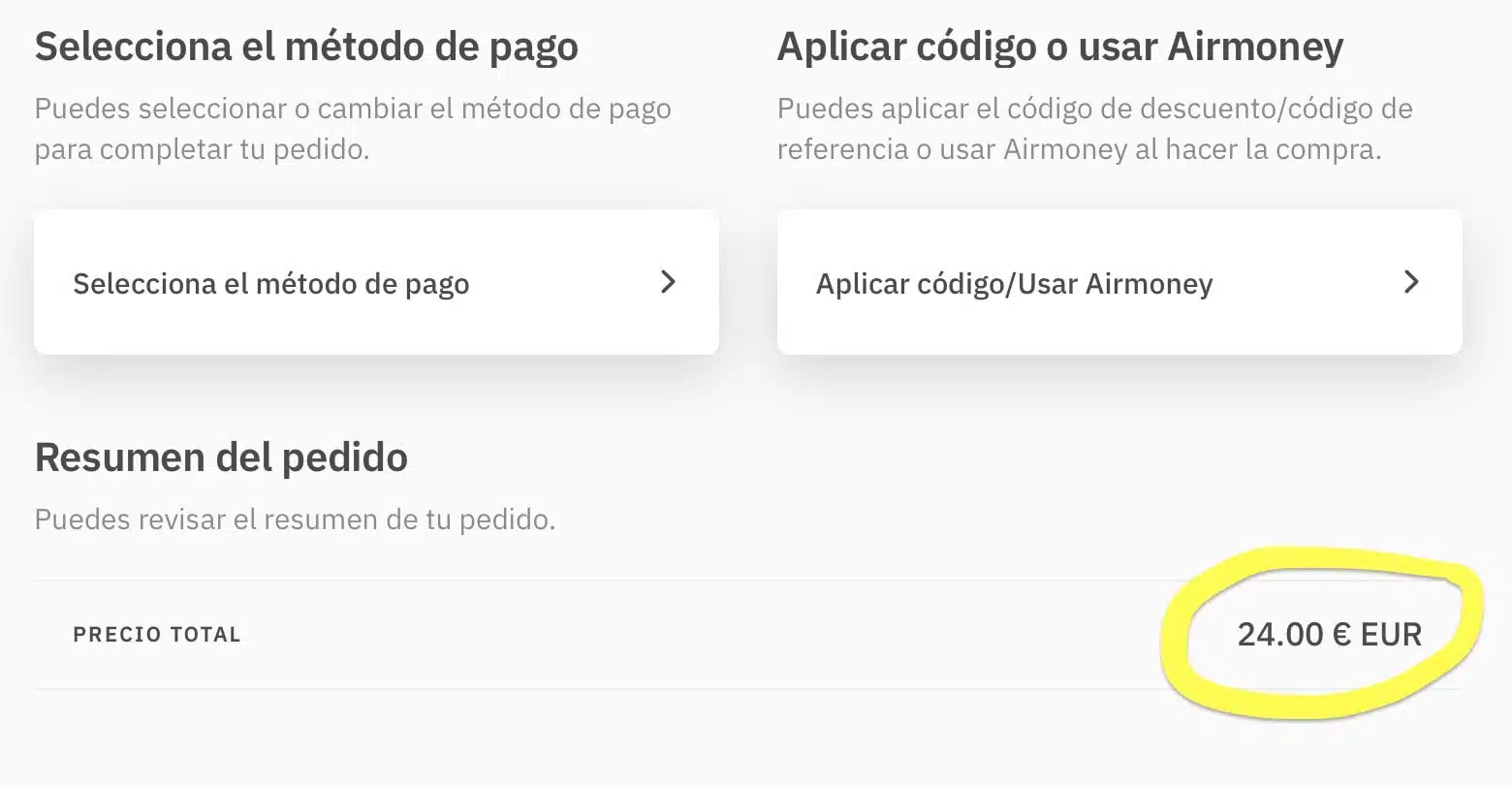 Airalo – precio sin descuento (08/2025)